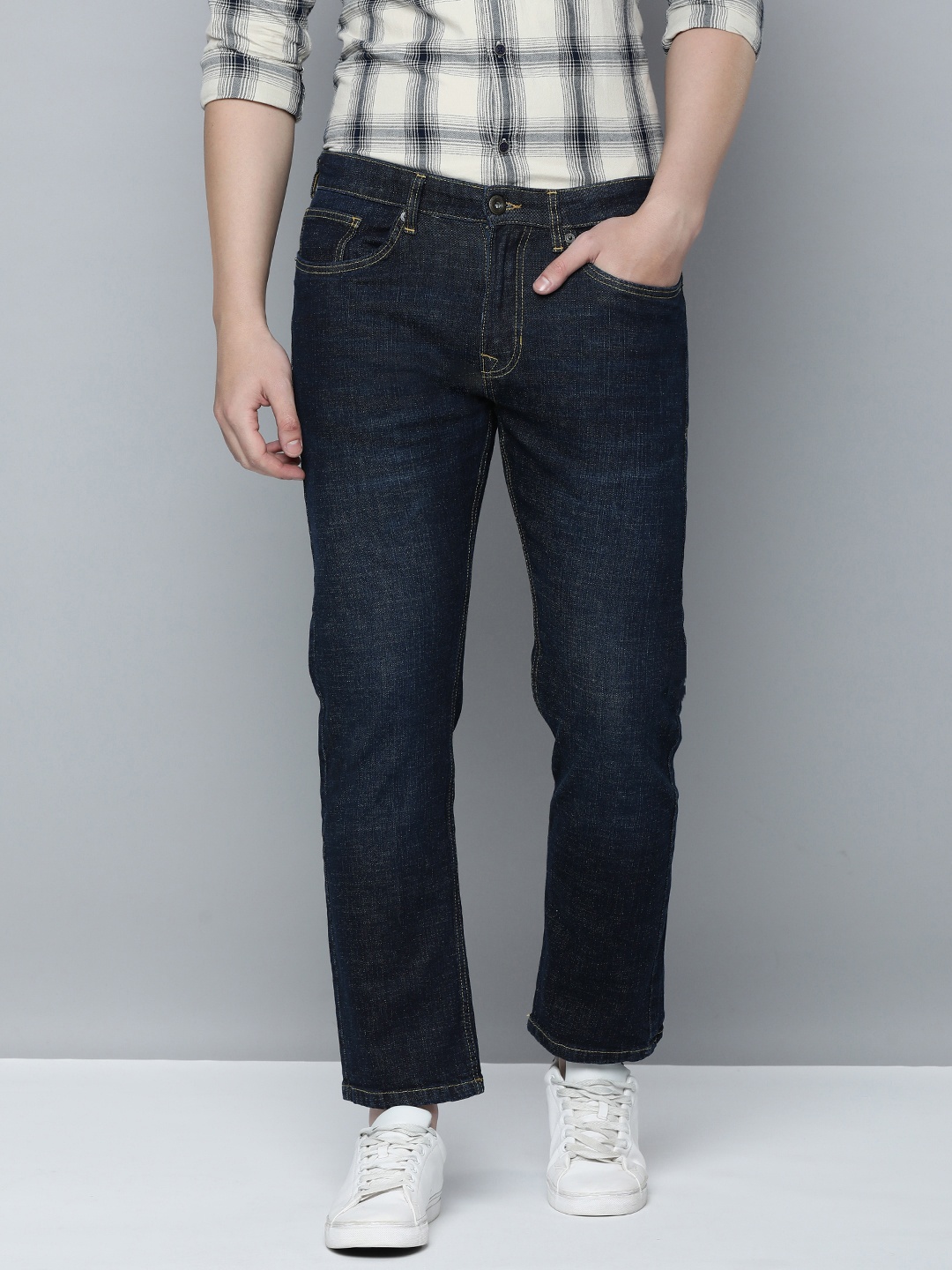 

Flying Machine Men Slim Fit Stretchable Jeans, Blue