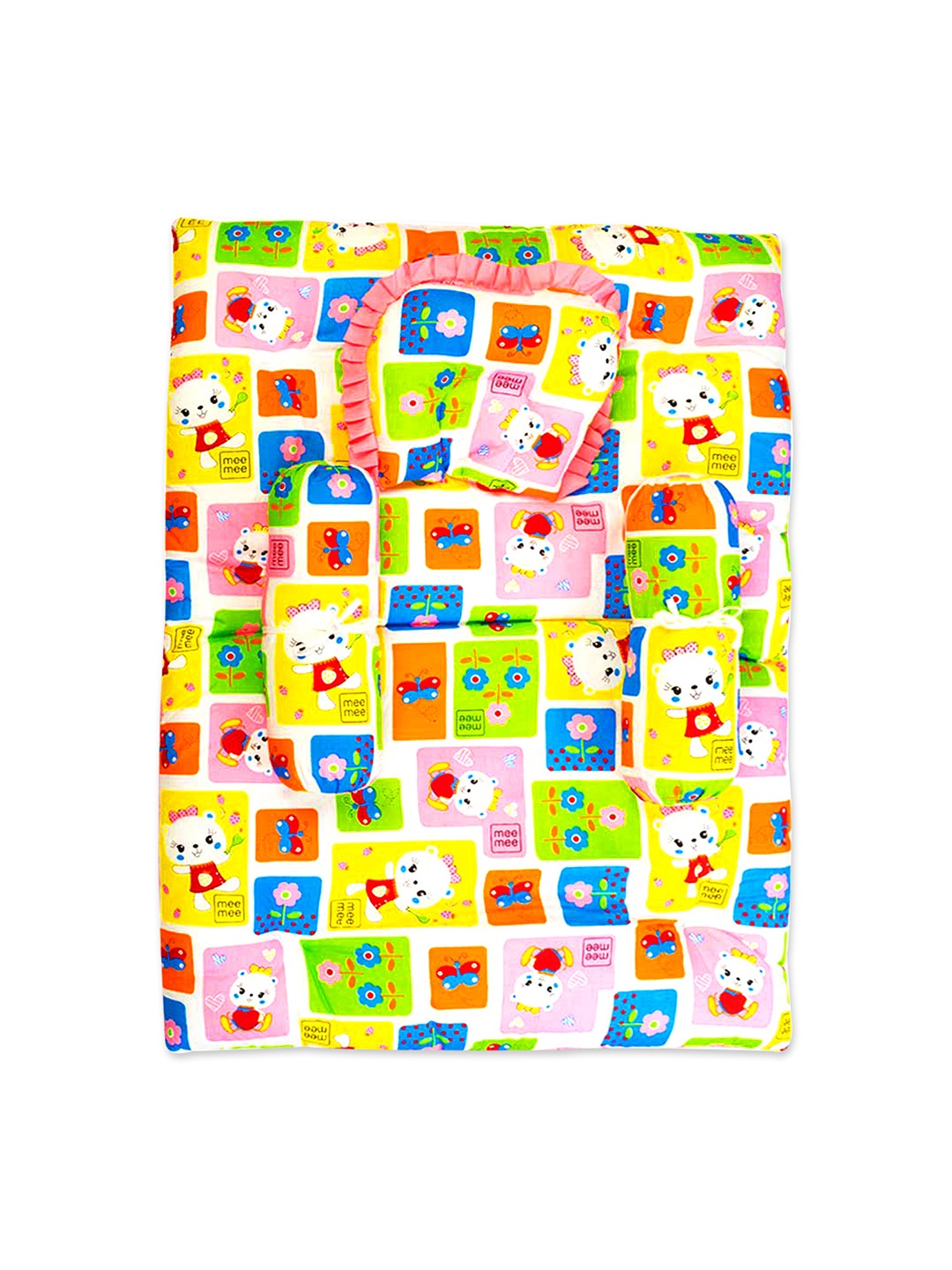 

MeeMee Infant Kids Pink Hello Kitty Cushioned Baby Mattress Set