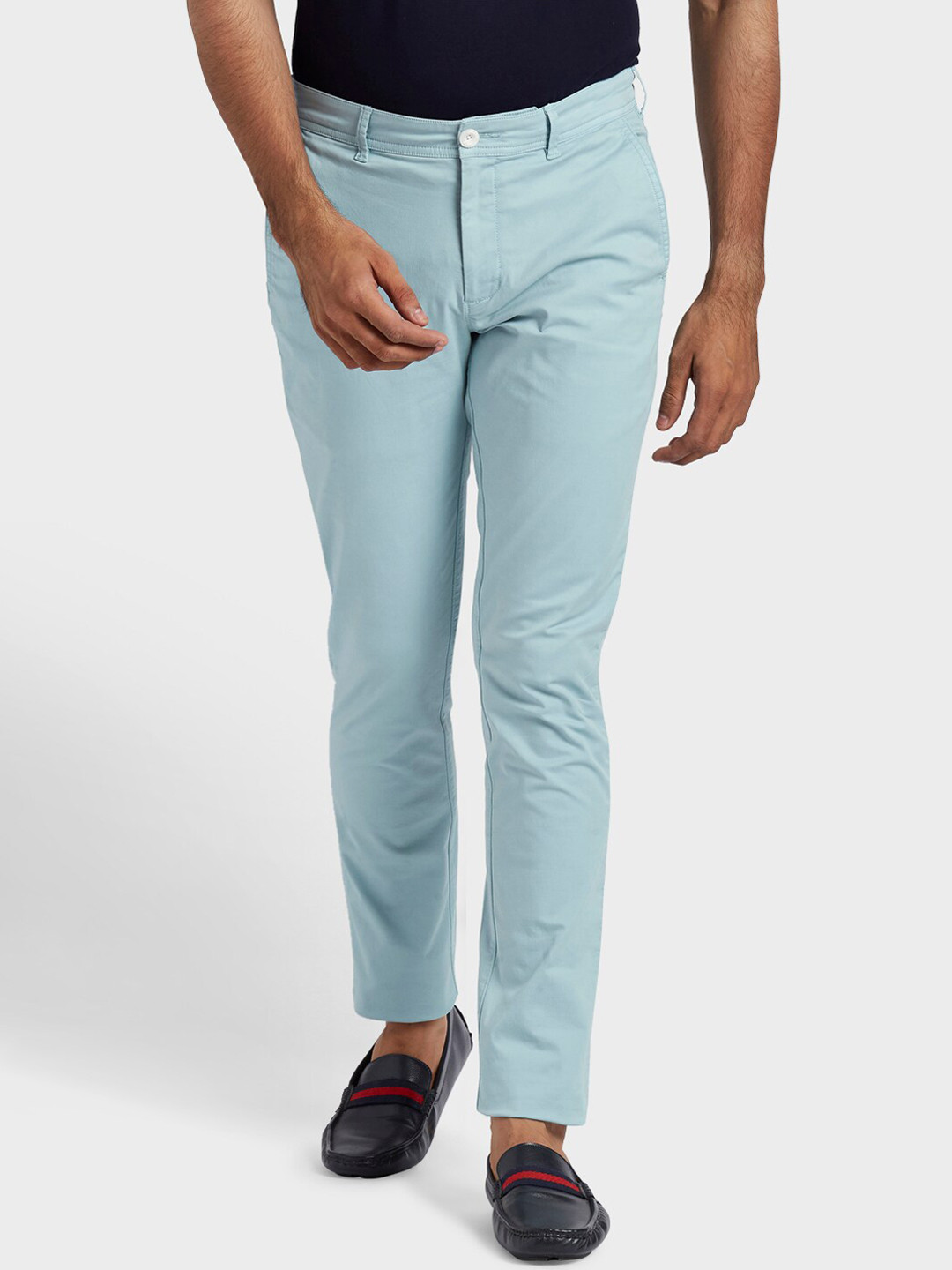 

ColorPlus Men Blue Trousers
