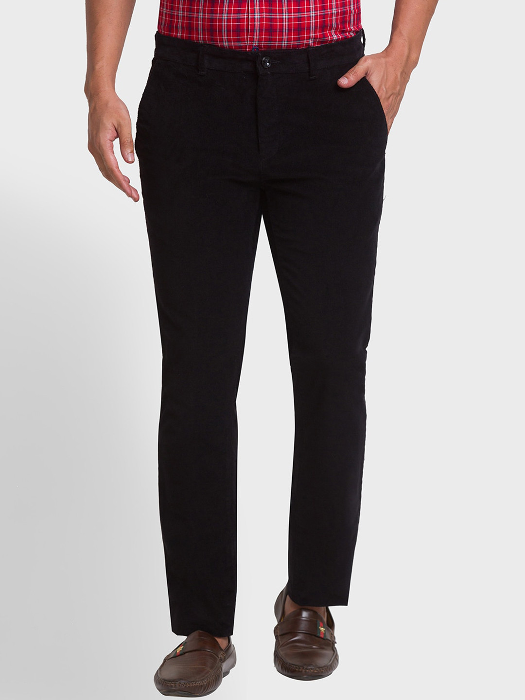 

ColorPlus Men Black Chinos Trousers