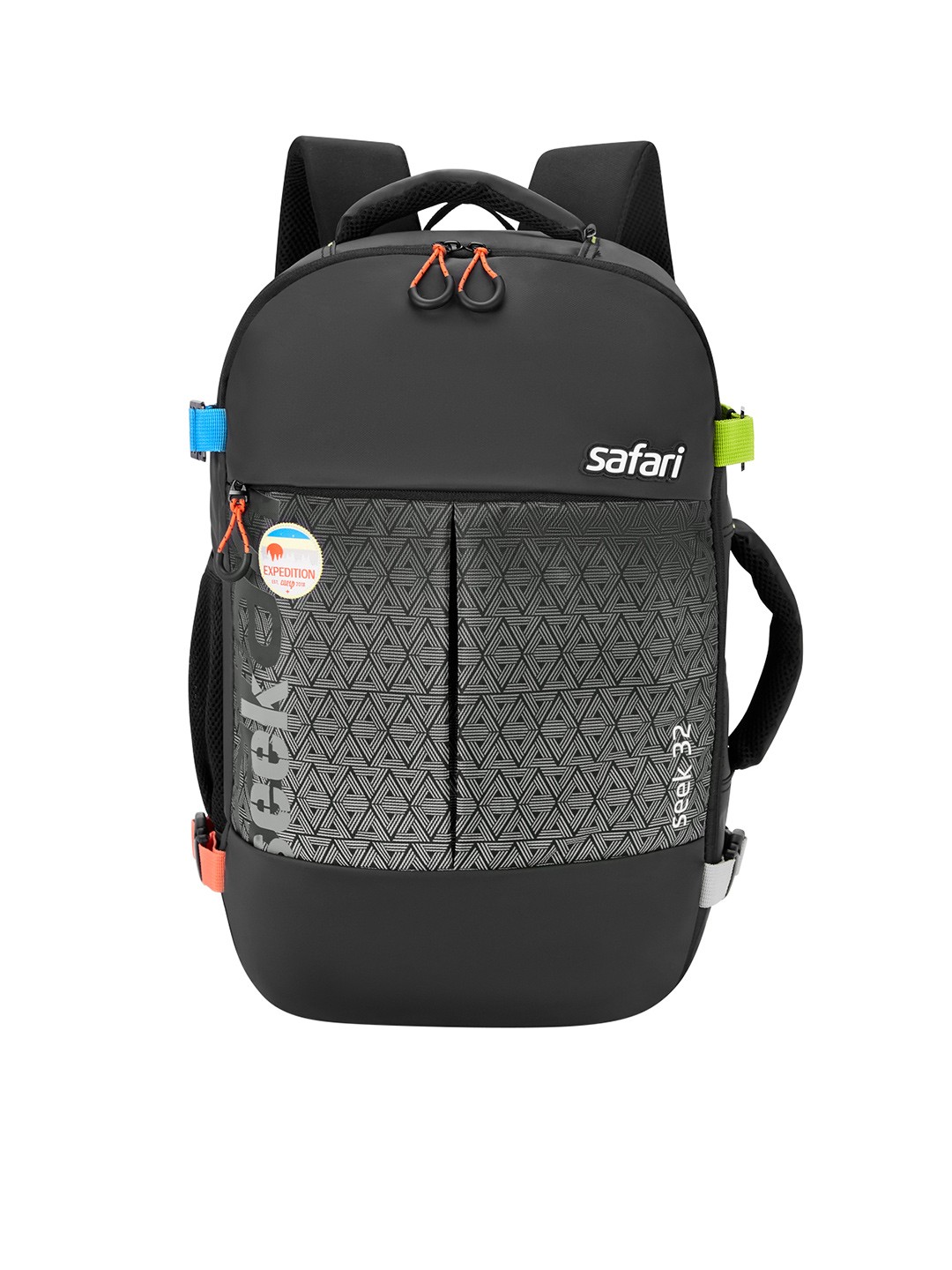 

Safari Seek 21 Inch Large Overnighters Backpack - 32 L, Black
