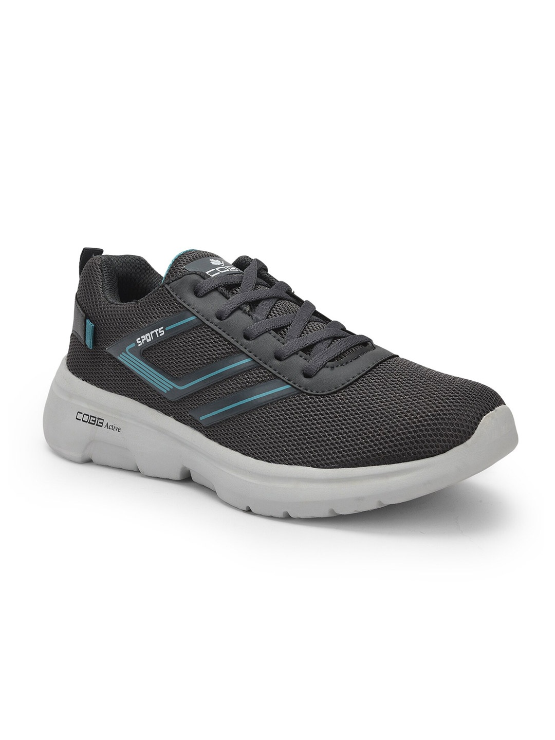 

COBB Men Grey Walking Non-Marking Shoes