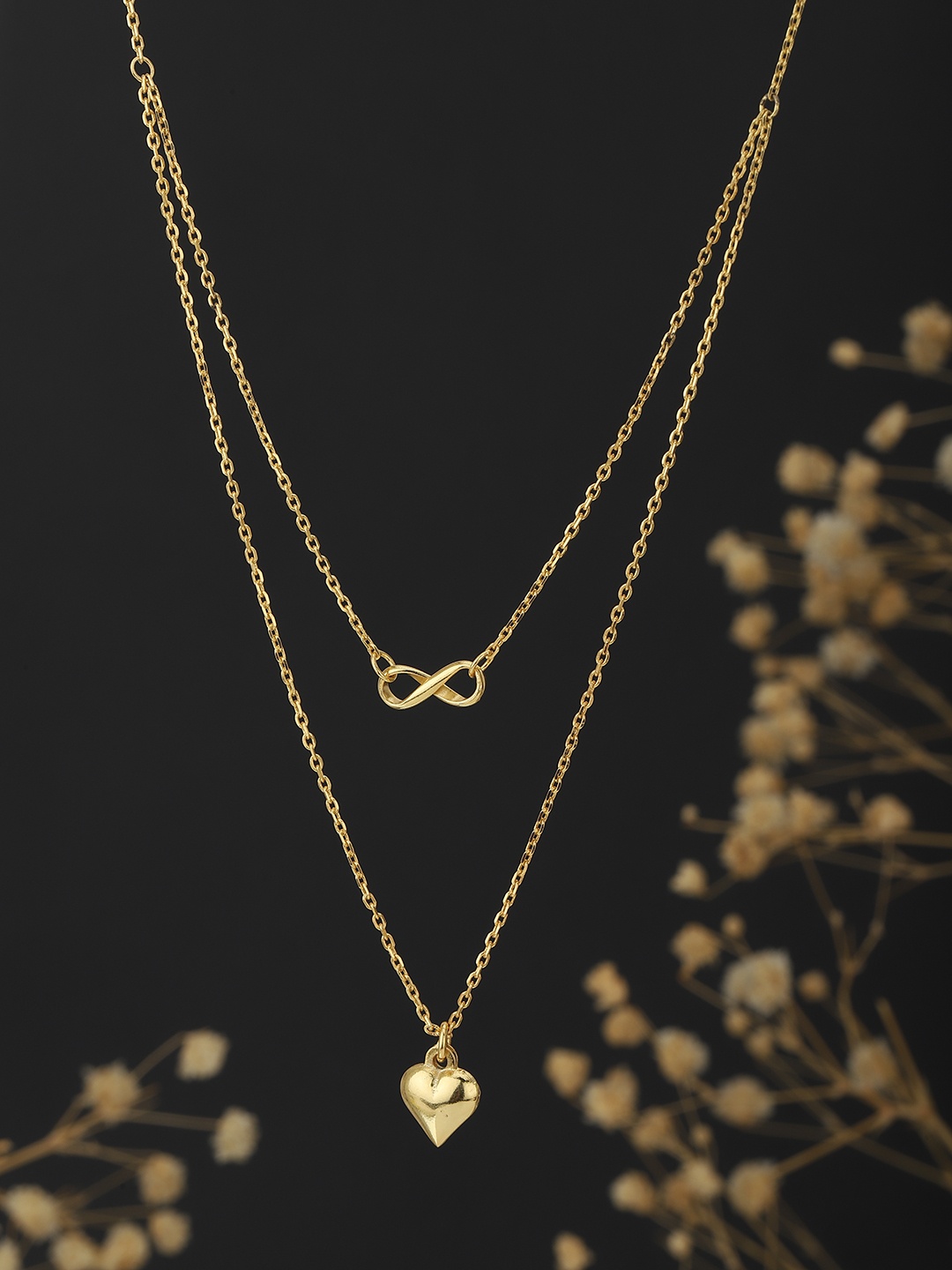 

Carlton London Gold-Plated Brass Layered Necklace
