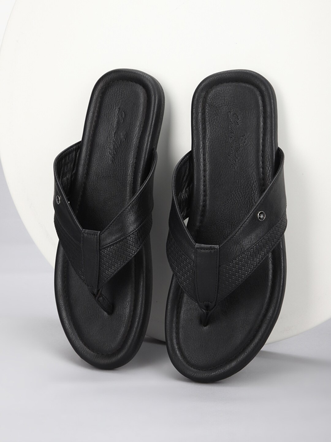 

Louis Philippe Men Black Slip-On
