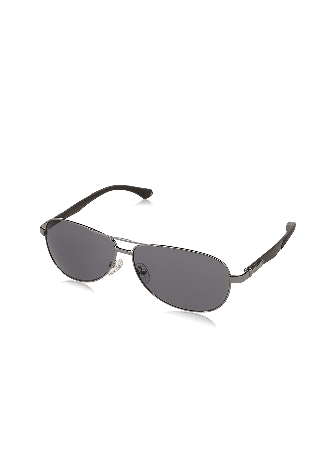 

Titan Unisex Grey Lens & Gunmetal-Toned Aviator Sunglasses with UV Protected Lens