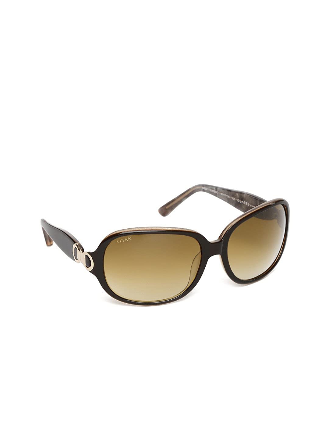 

Titan Unisex Brown Lens & Brown Oversized Sunglasses with UV Protected Lens