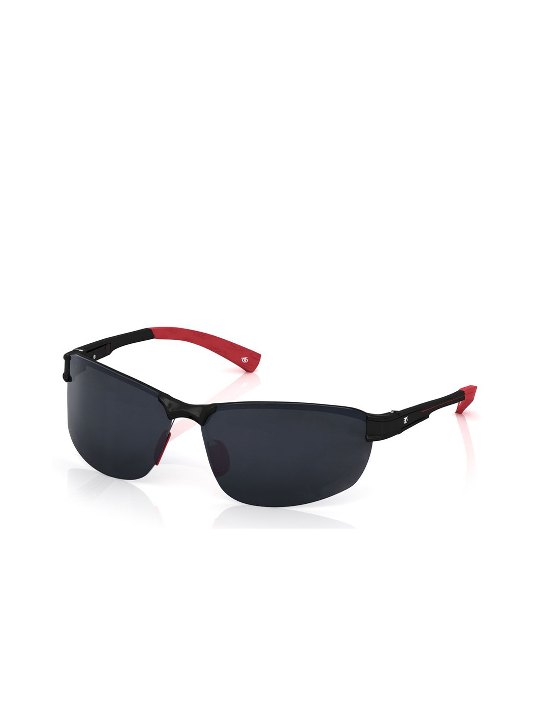 

Titan Unisex Black Lens & Black Sports Sunglasses with Polarised and UV Protected Lens