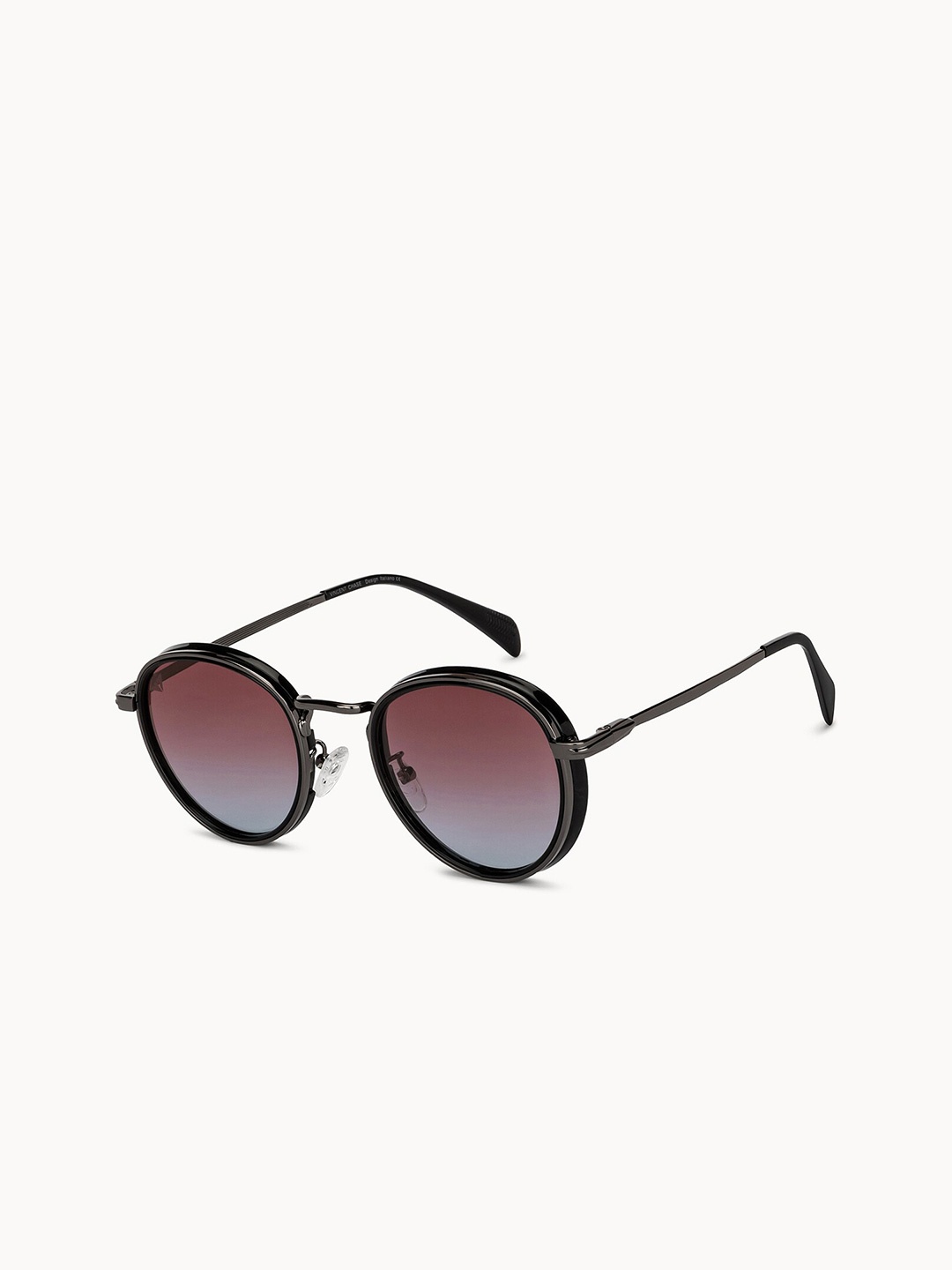 

Vincent Chase Unisex Round Sunglasses 152229-Gunmetal, Pink
