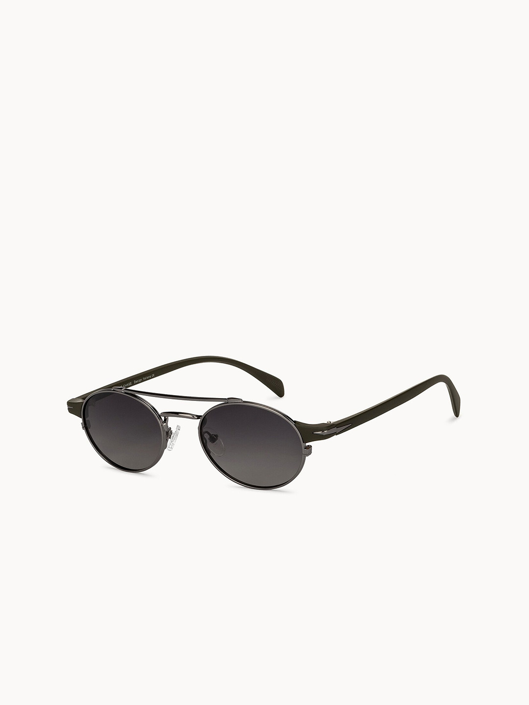 

Vincent Chase Unisex Round Sunglasses with Polarised and UV Protected Lens, Grey