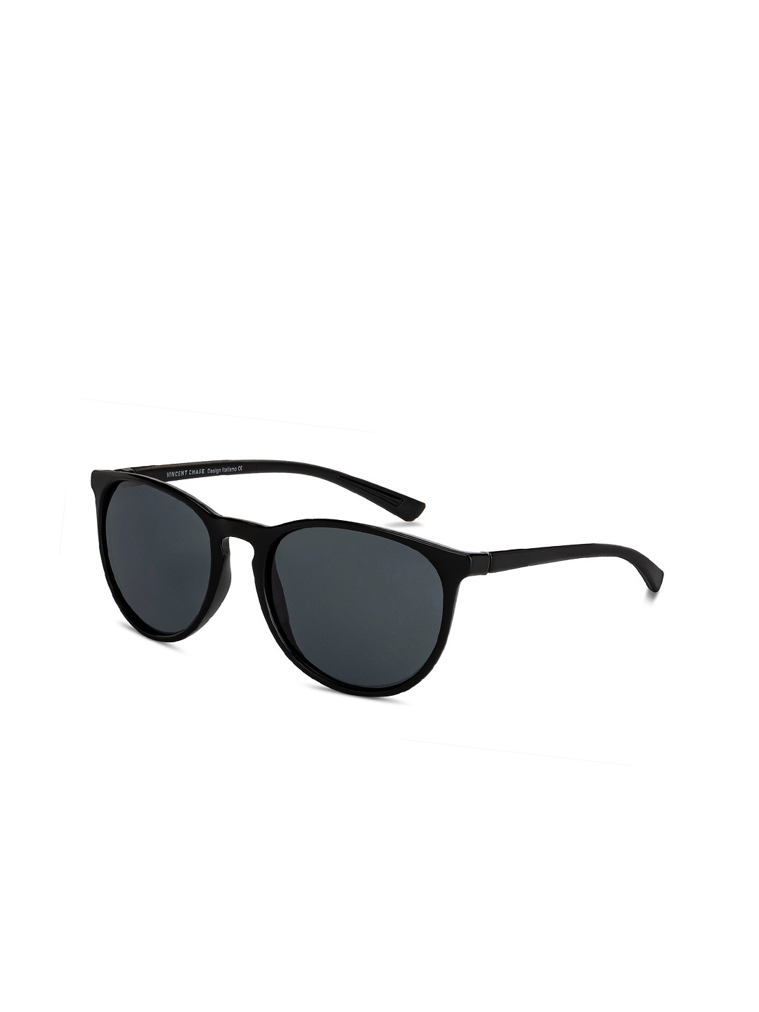 

Vincent Chase Unisex Grey Lens Round Sunglasses with UV Protected Lens