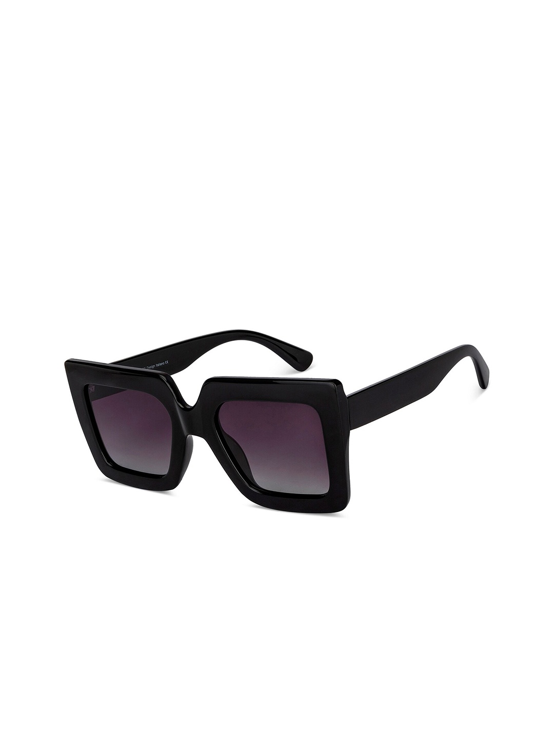 

Vincent Chase Unisex Pink Lens & Black Square Sunglasses with Polarised and UV Protected Lens