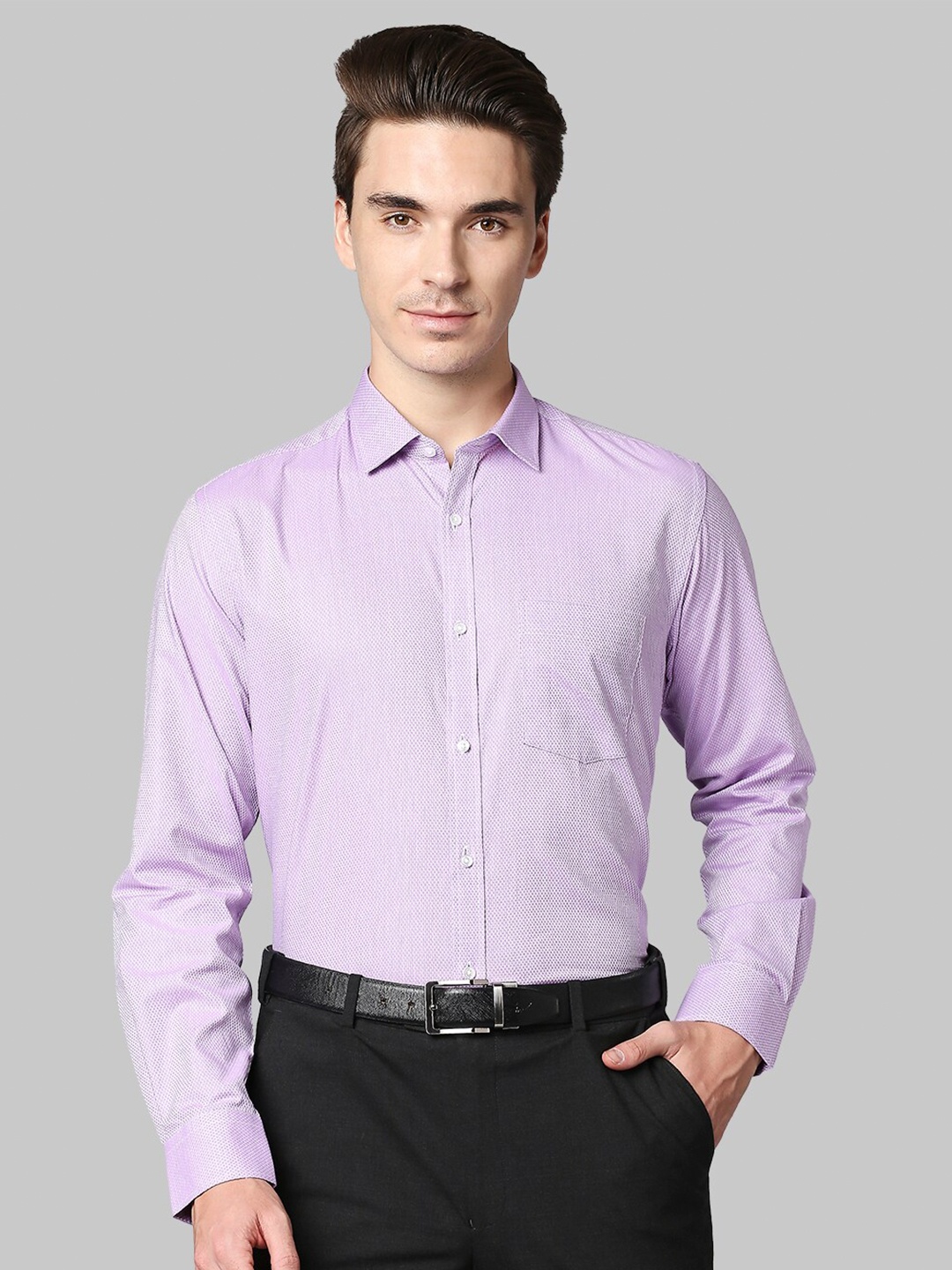 

Park Avenue Men Medium Violet Slim Fit Formal Shirt
