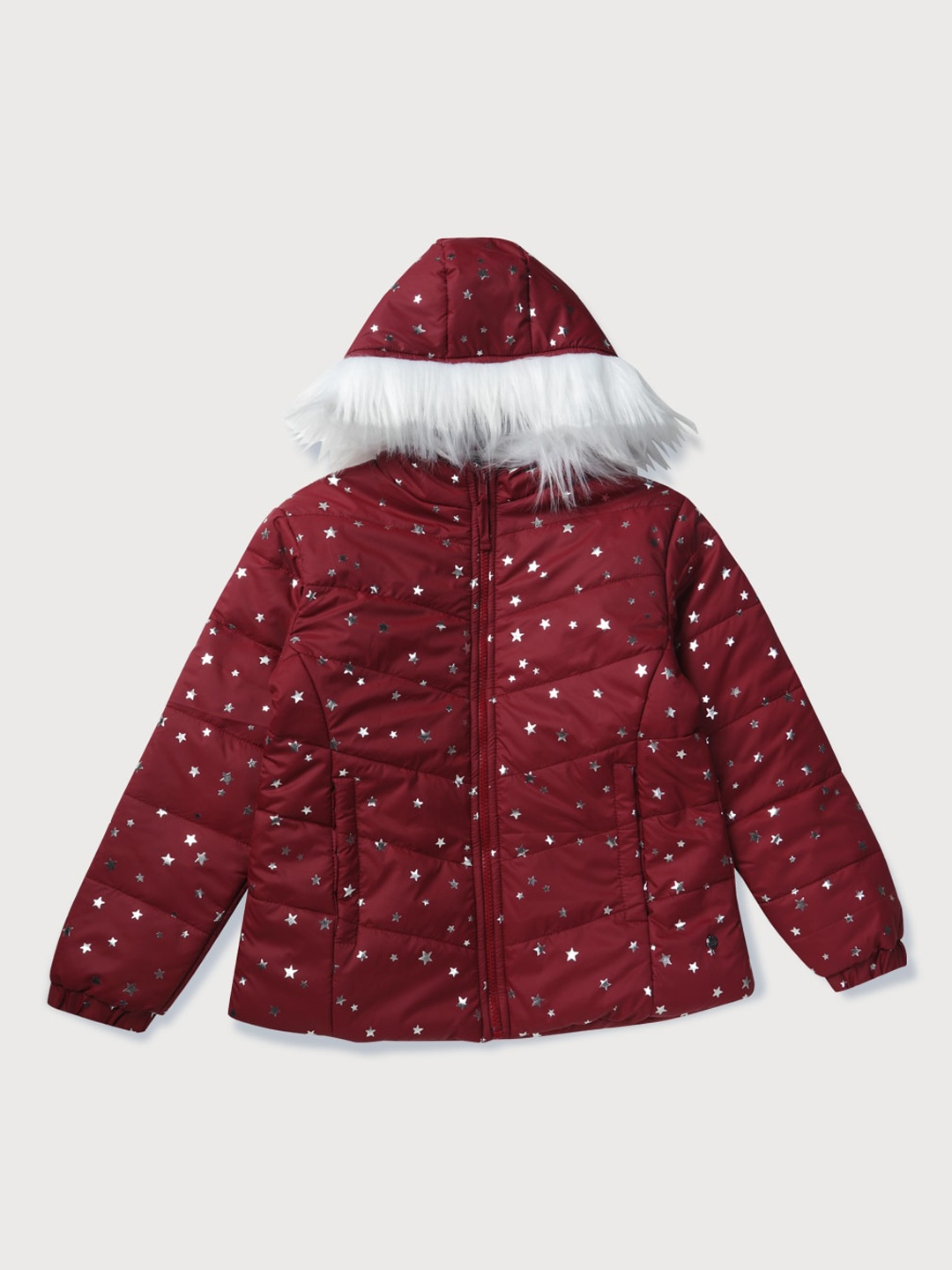 

Gini and Jony Girls Red Puffer Jacket