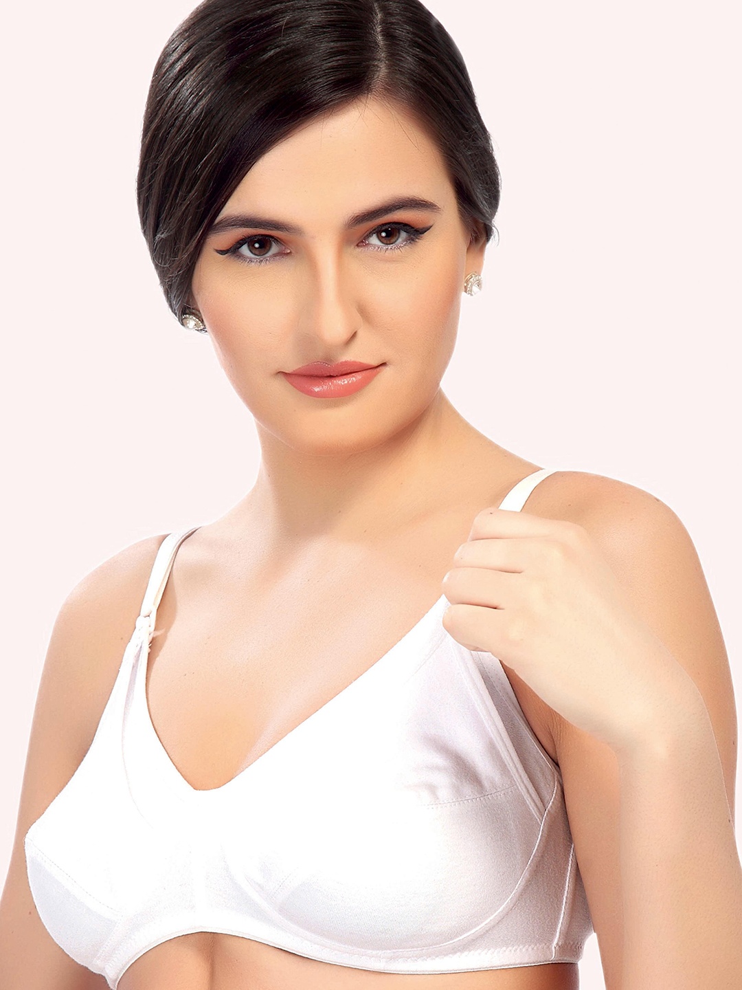 

Lady Love Women White Maternity Bra