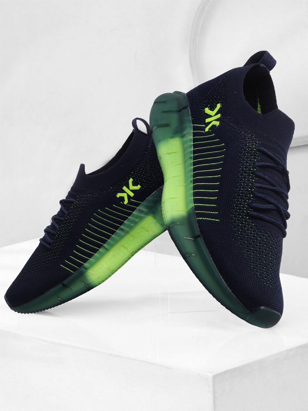 

Killer Men Navy Blue Textile Running Non-Marking Shoes