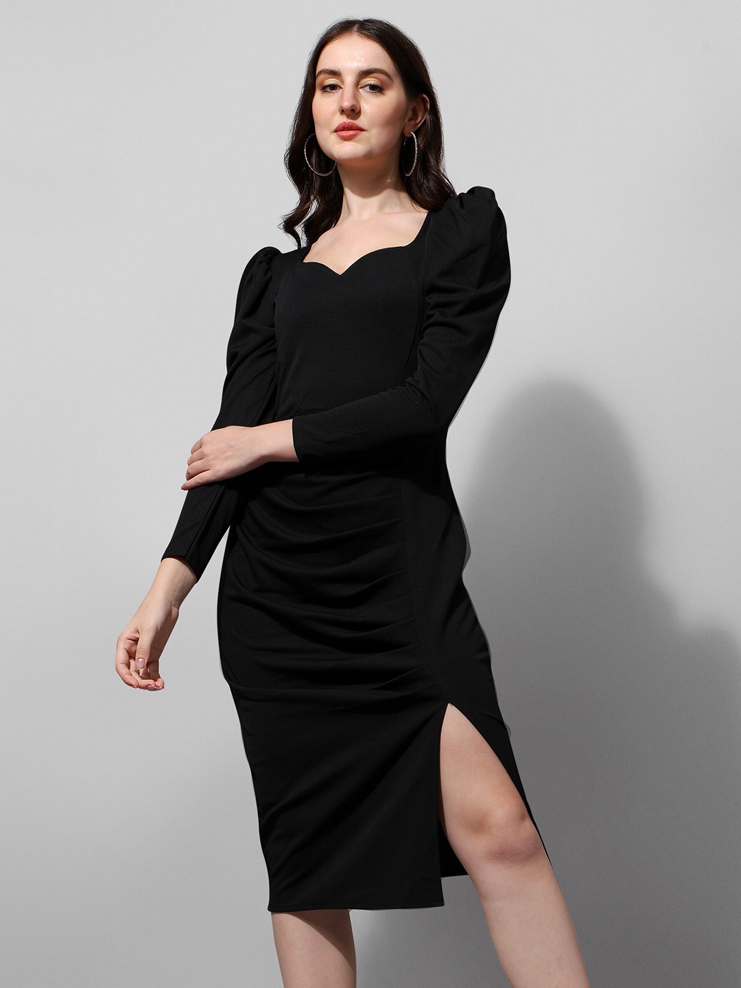 

SHEETAL Associates Women Black Bodycon Dress