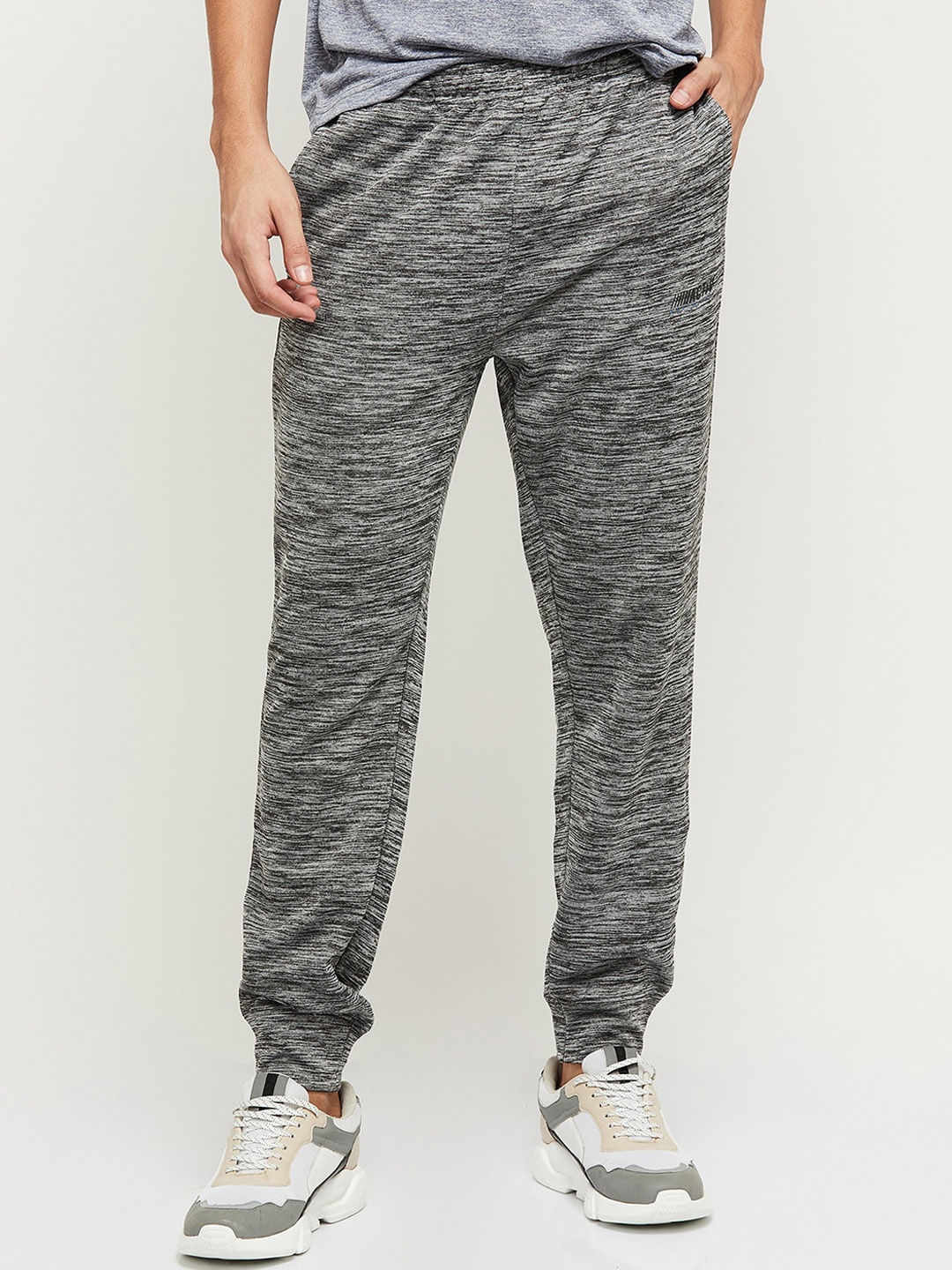 

Max Men Grey Melange Track Pants