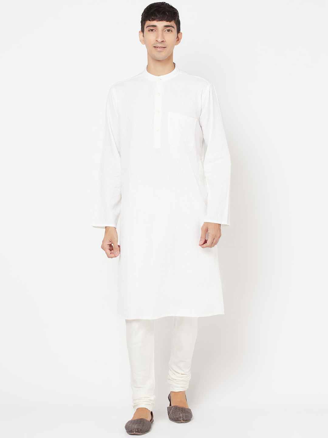 

Fabindia Men White Kurta