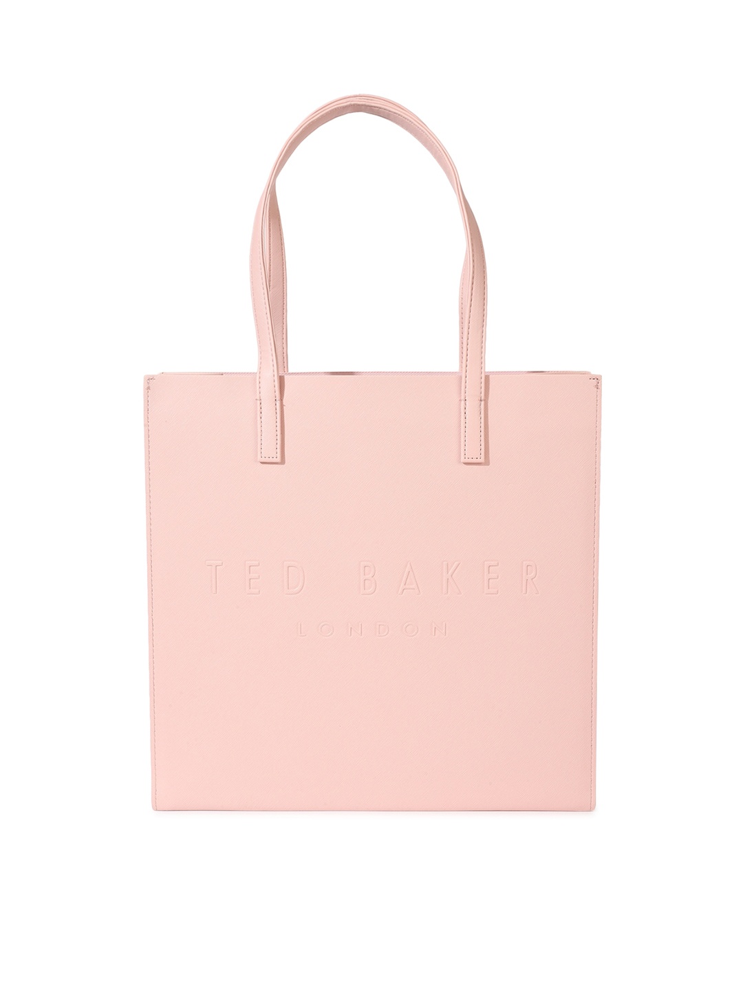 

Ted Baker Pink Leather Shopper Tote Bag with Quilted