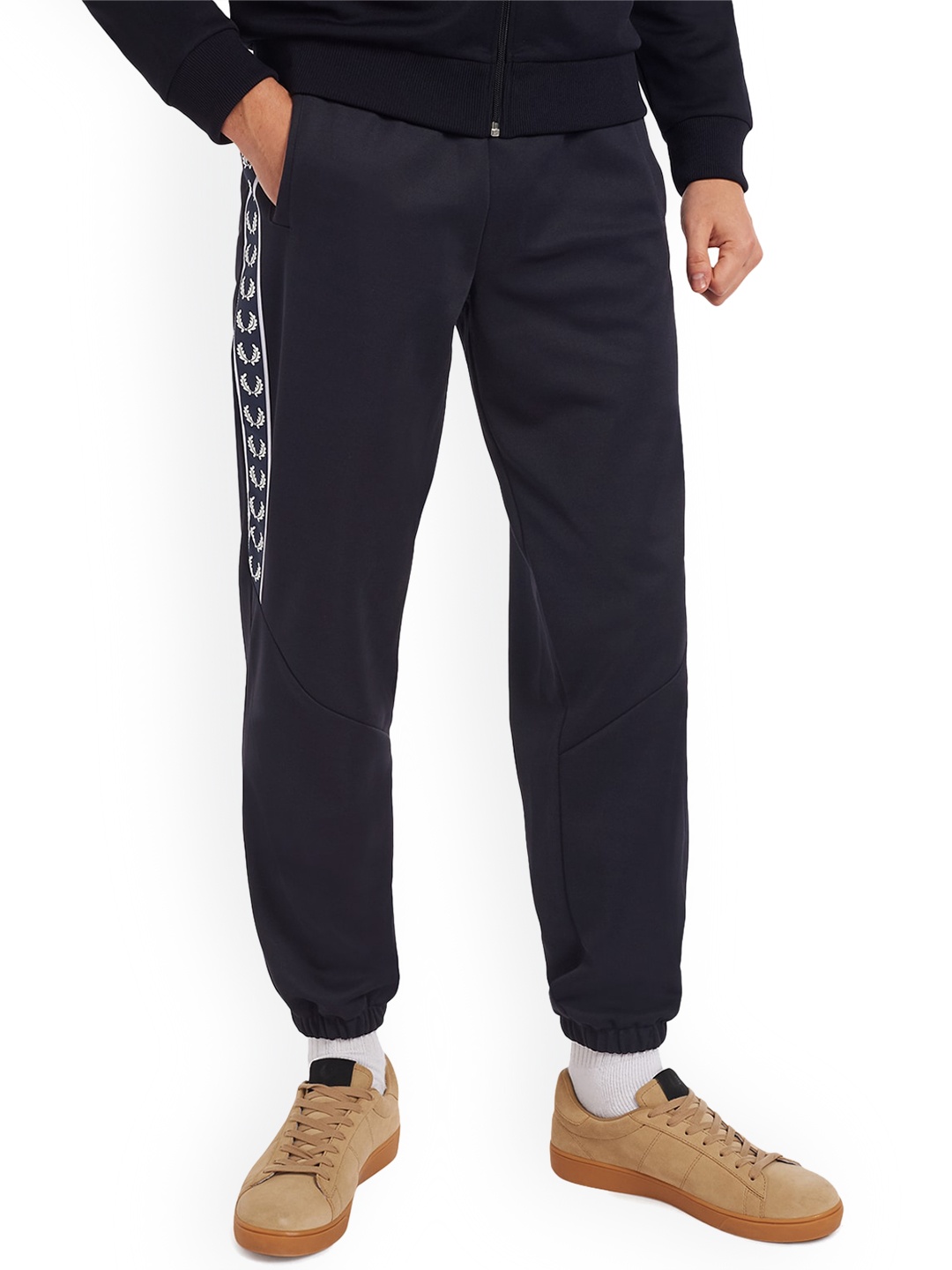 

Fred Perry Men Navy Blue Solid Joggers