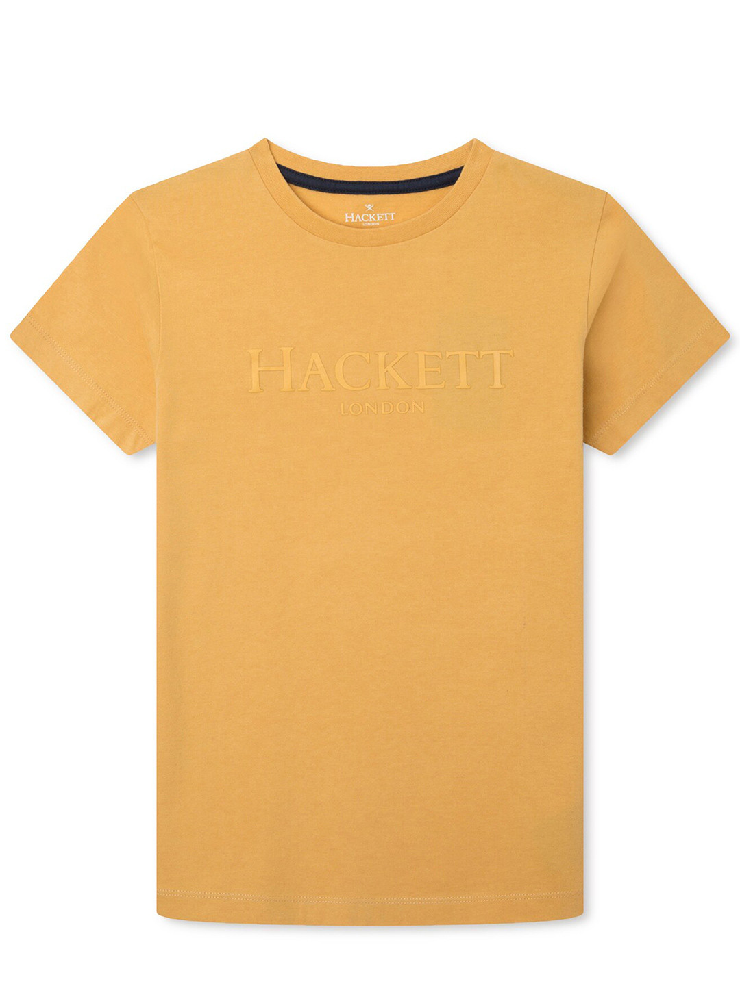 

HACKETT LONDON Boys Yellow Typography Printed T-shirt