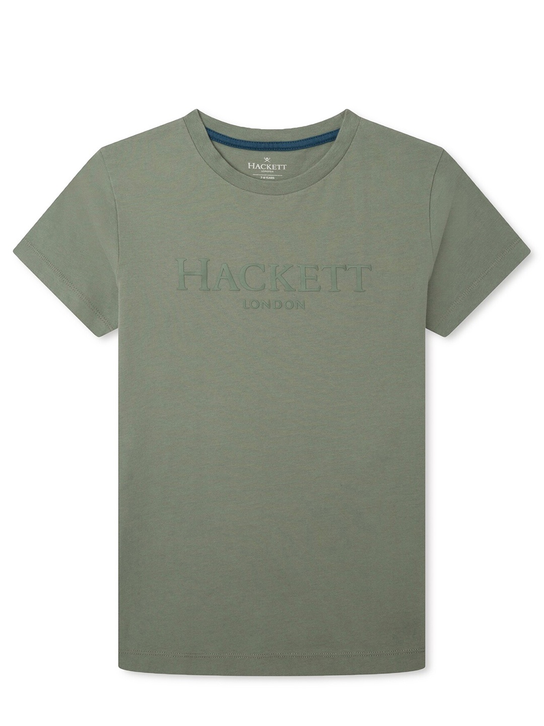 

HACKETT LONDON Boys Olive Green Printed T-shirt