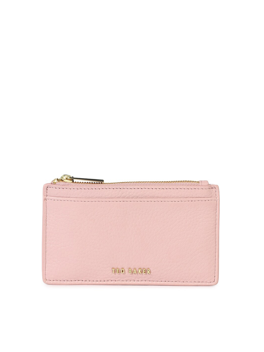 

Ted Baker Women Pink Textured Leather Card Holder