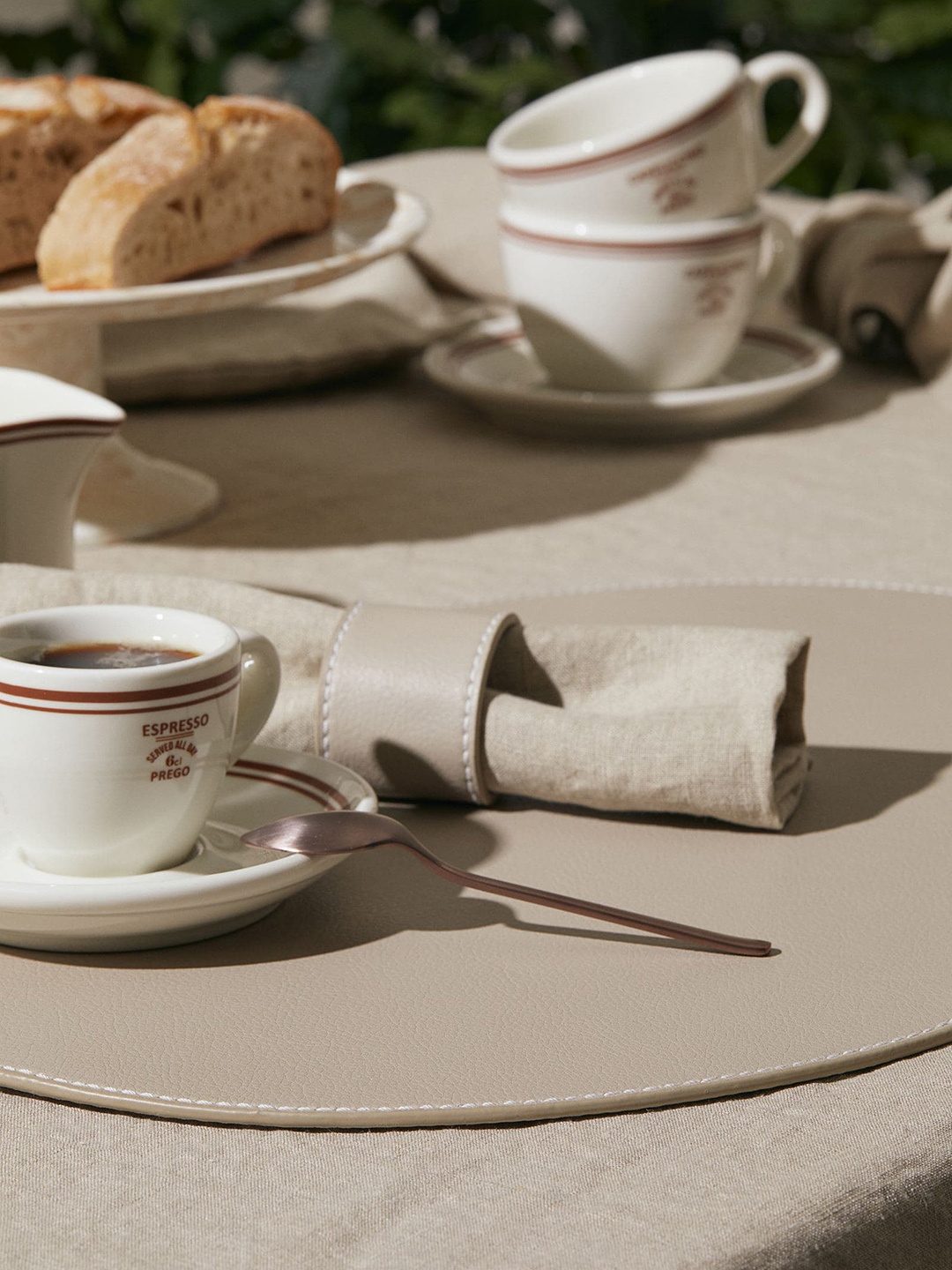 

H&M Grey Imitation Leather Table Mat