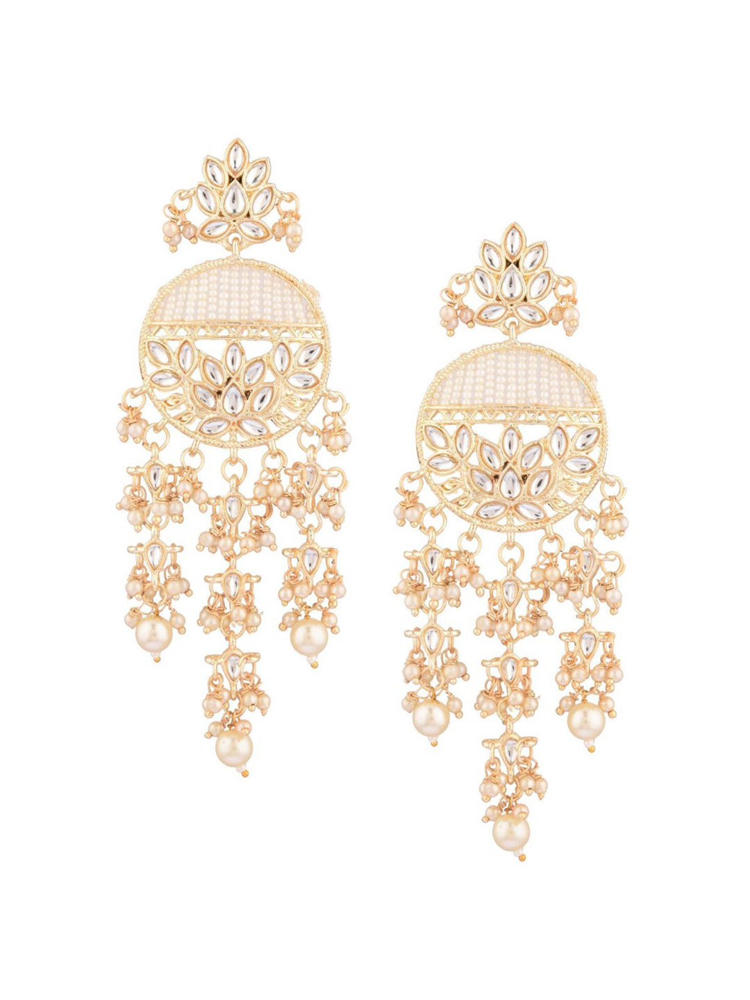 

Efulgenz Gold-Toned Classic Dangle Earrings