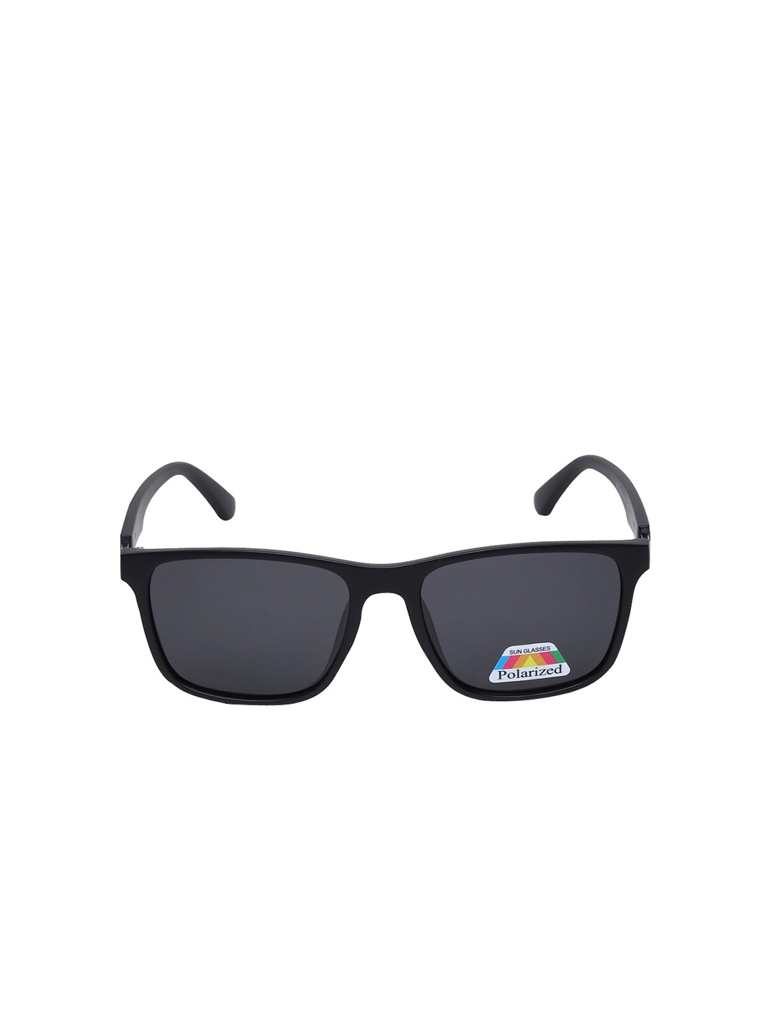 

GARTH Unisex Black Lens & Black Square Sunglasses with UV Protected Lens