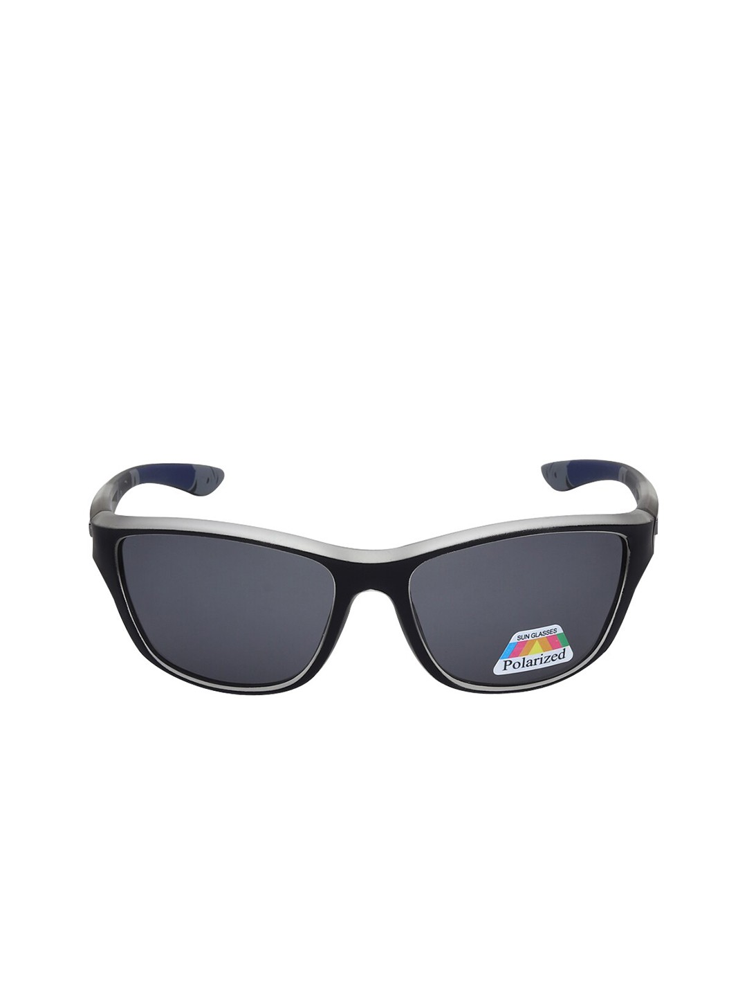 

GARTH Unisex Grey Lens & White Other Sunglasses with UV Protected Lens