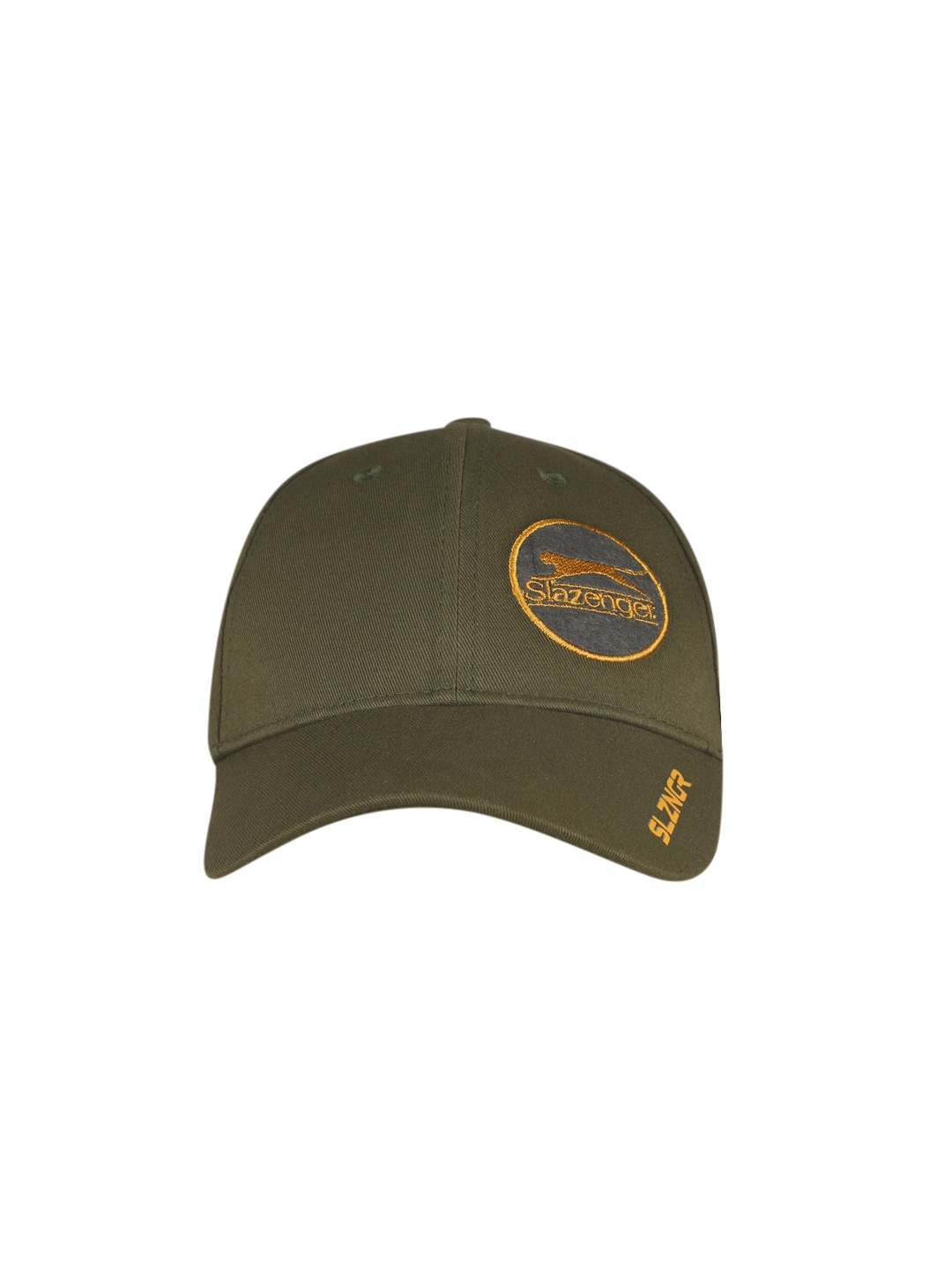 

Slazenger Men Brand Logo Embroidered Cricket Cap, Olive