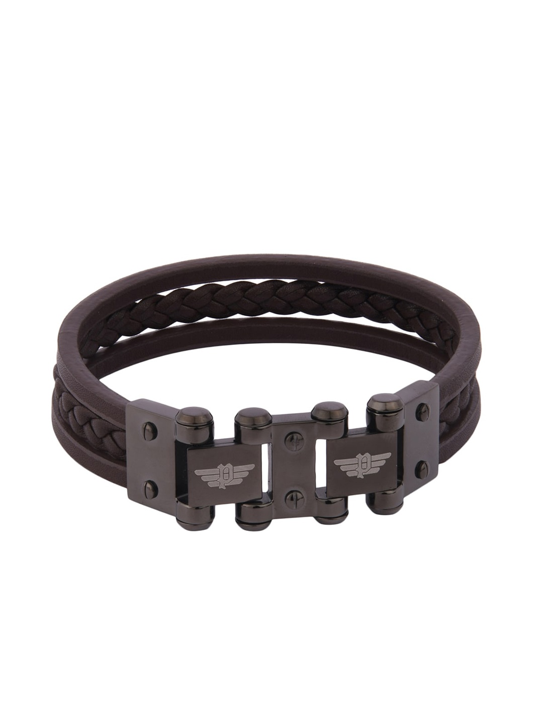 

Police Men Black Cuff Bracelet