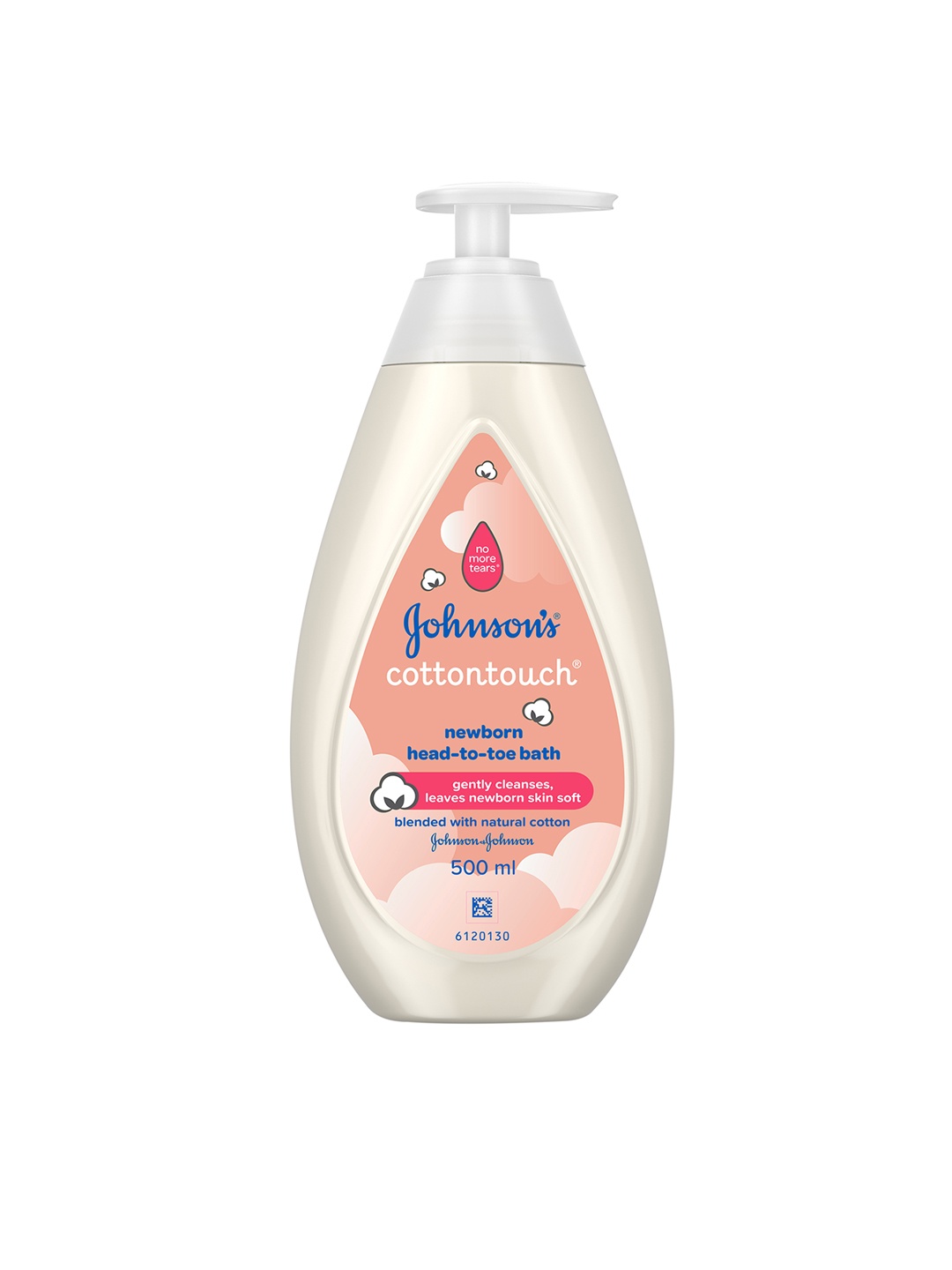 

Johnsons Kids Cottontouch Newborn Head-To-Toe Bath - 500ml, White