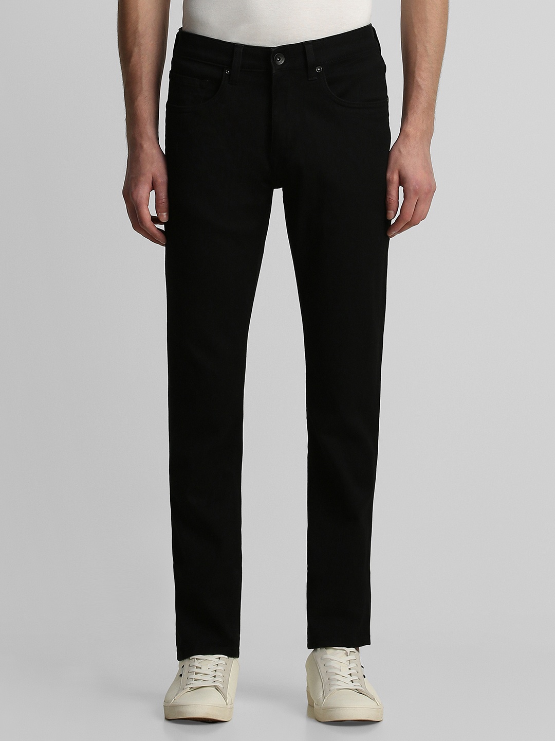 

Louis Philippe Jeans Men Black Slim Fit Stretchable Jeans