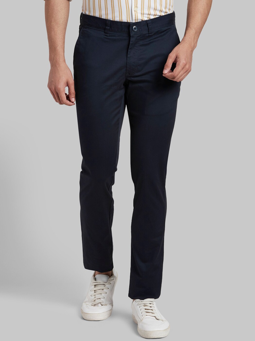 

Parx Men Blue Slim Fit Trousers
