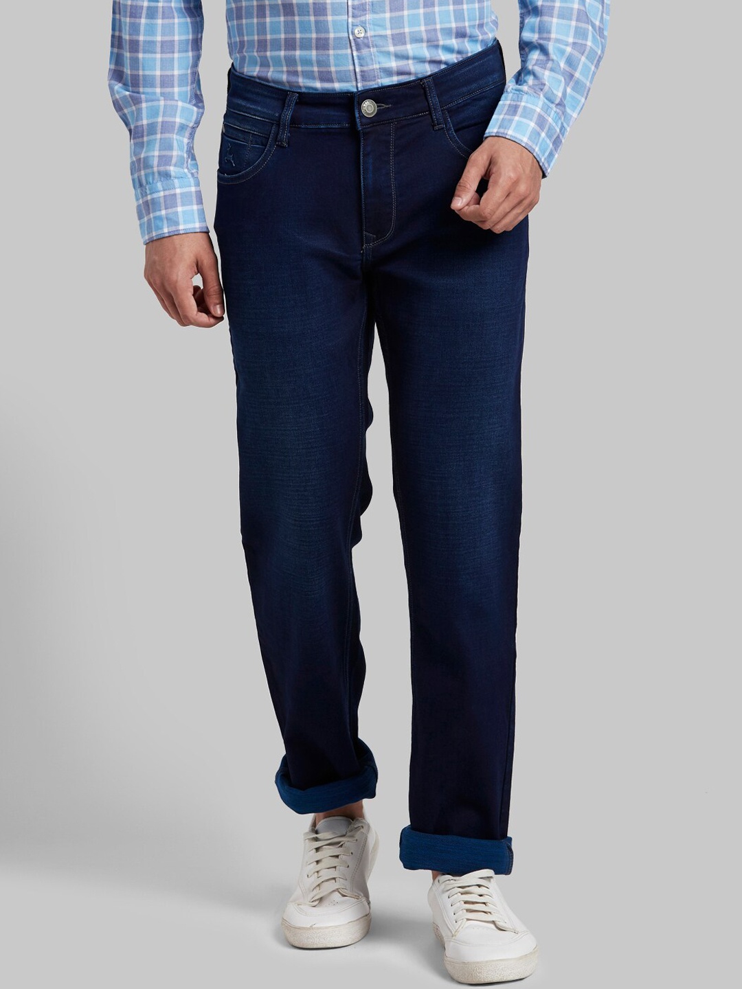 

Parx Men Blue Tapered Fit Stretchable Jeans