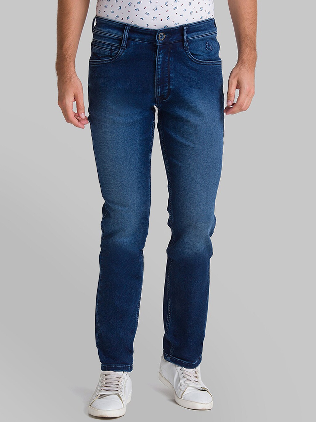 

Parx Men Blue Slim Fit Light Fade Stretchable Jeans