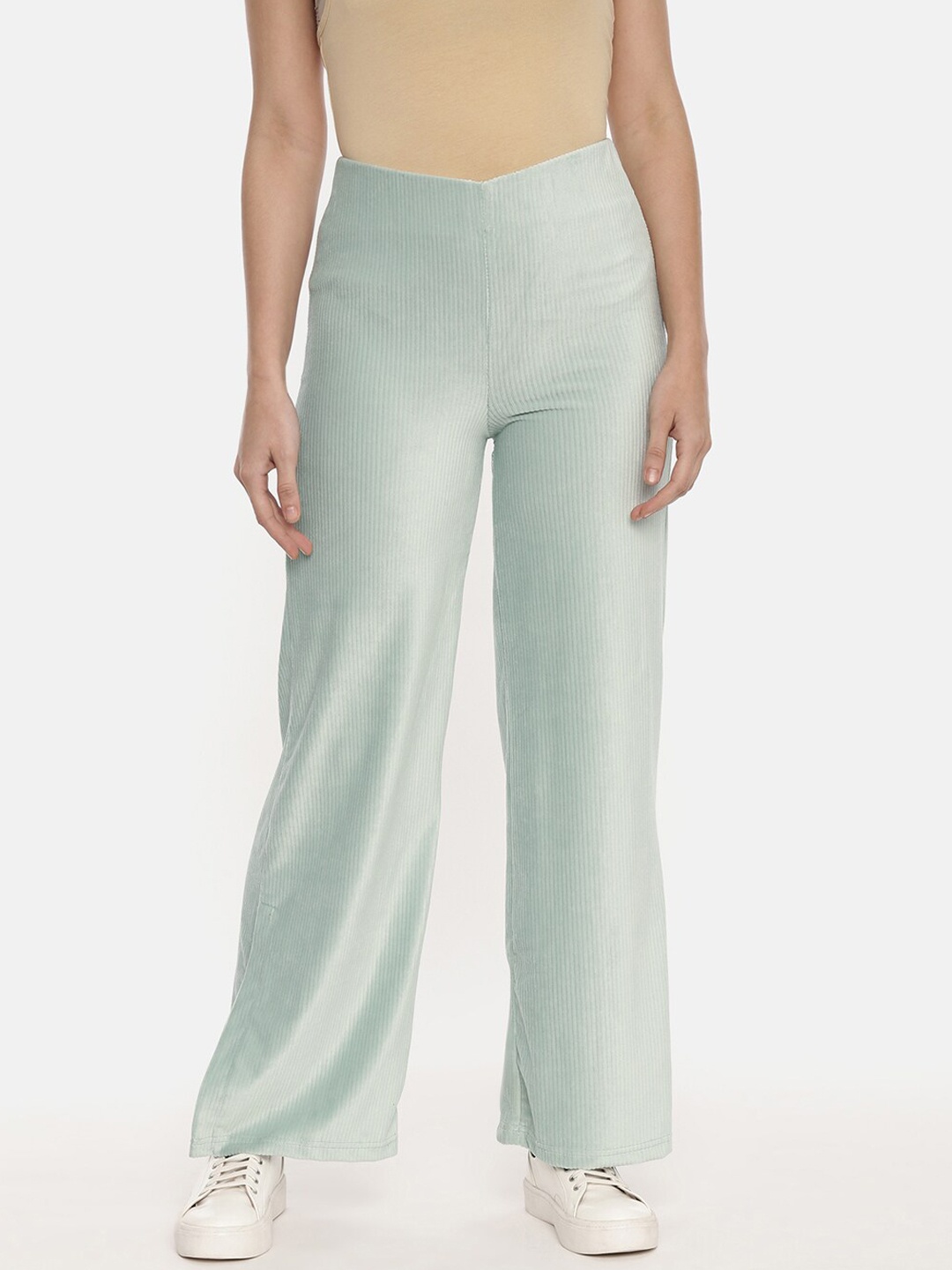 

R&B Women Green Loose Fit Trousers