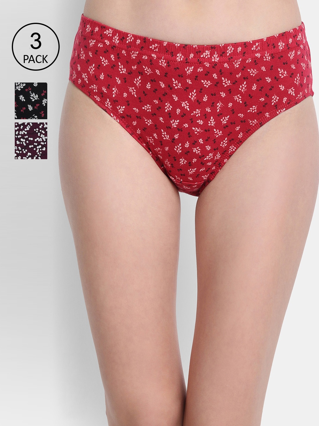 

VStar Women Pack Of 3 Assorted Bikini Briefs