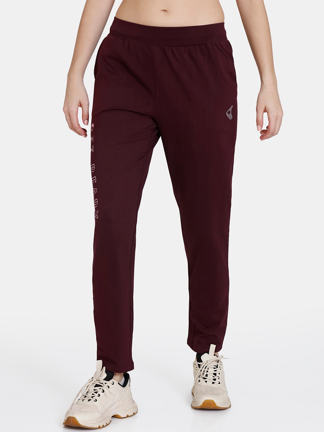 

Zelocity by Zivame Women Maroon Track Pants