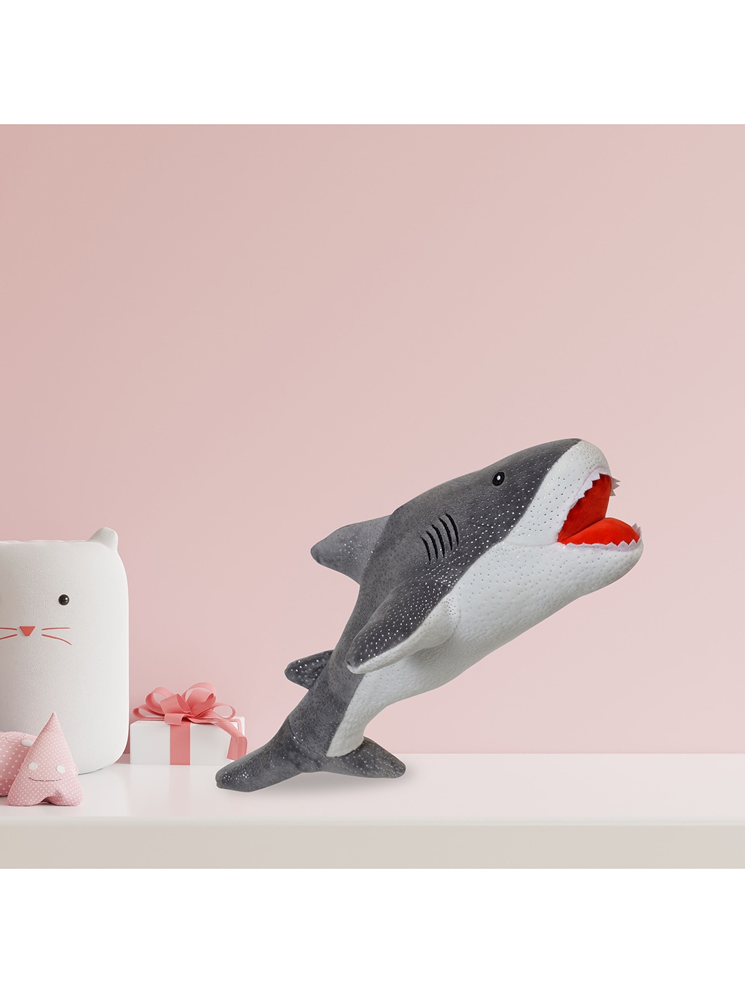 

Ultra Kids Grey & White Shark Stuffed 17 Inch Soft Toy