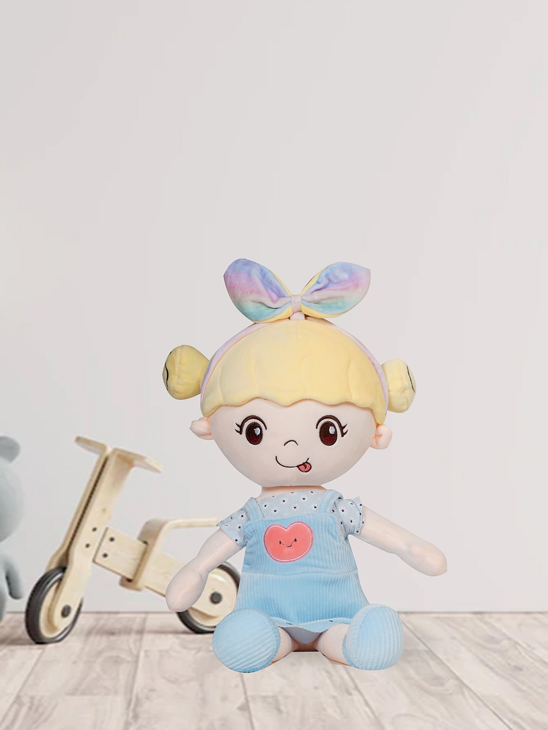 

Ultra Unisex Kids Blue Soft Cap Doll Toy 20 inch