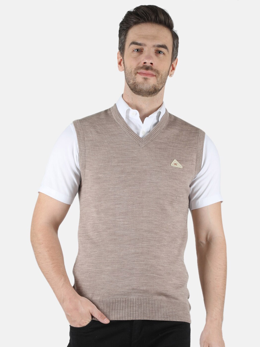 

Monte Carlo Men Beige Sweater Vest