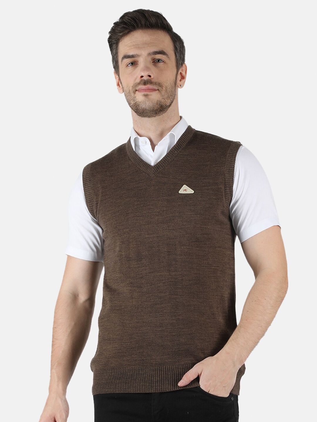 

Monte Carlo Men Brown Sweater Vest