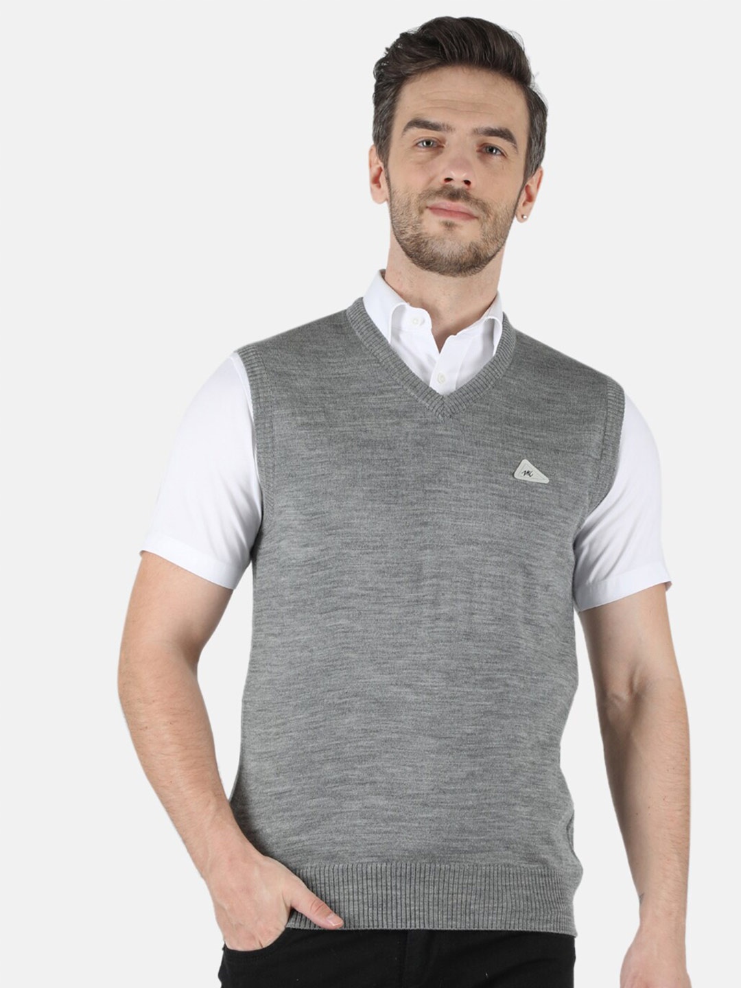 

Monte Carlo Men Grey Sweater Vest