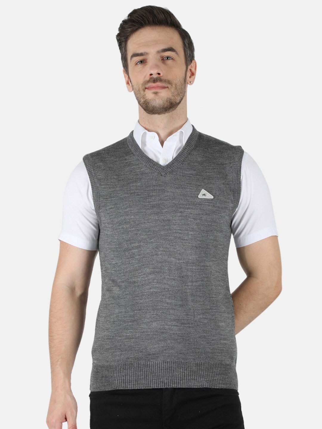 

Monte Carlo Men Grey Sweater Vest