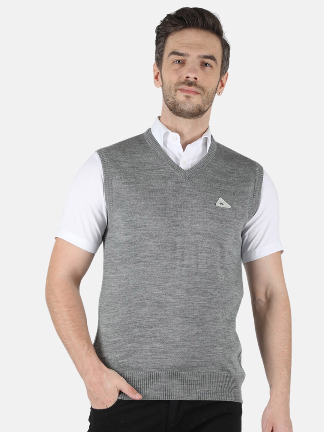 

Monte Carlo Men Grey Sweater Vest
