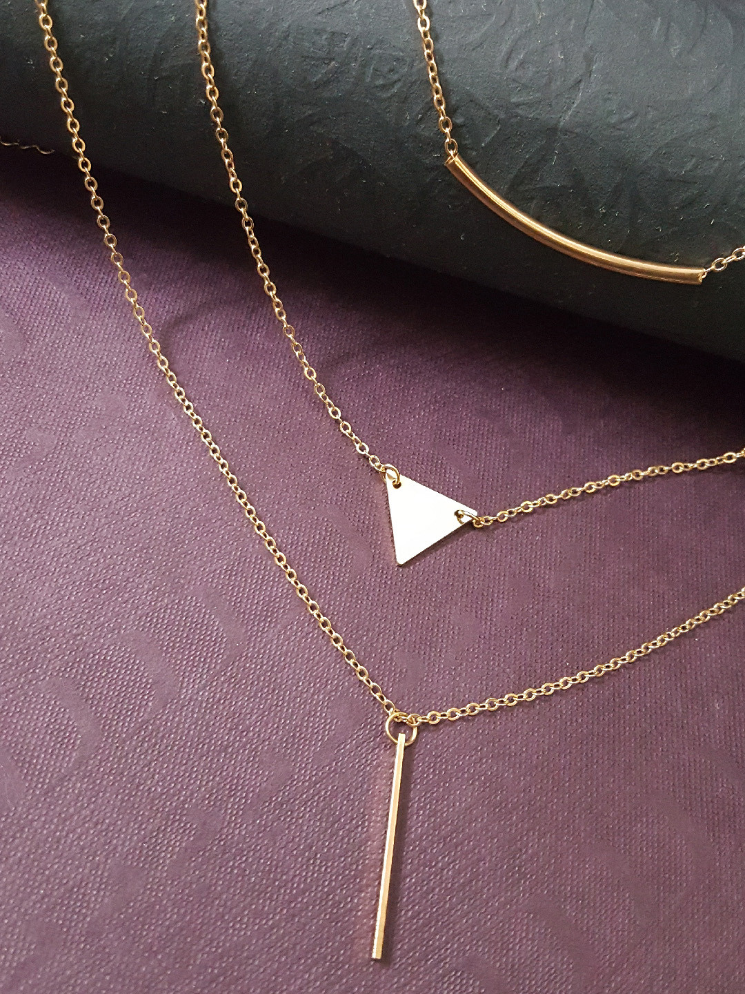 

OOMPH Gold-Toned Layered Necklace