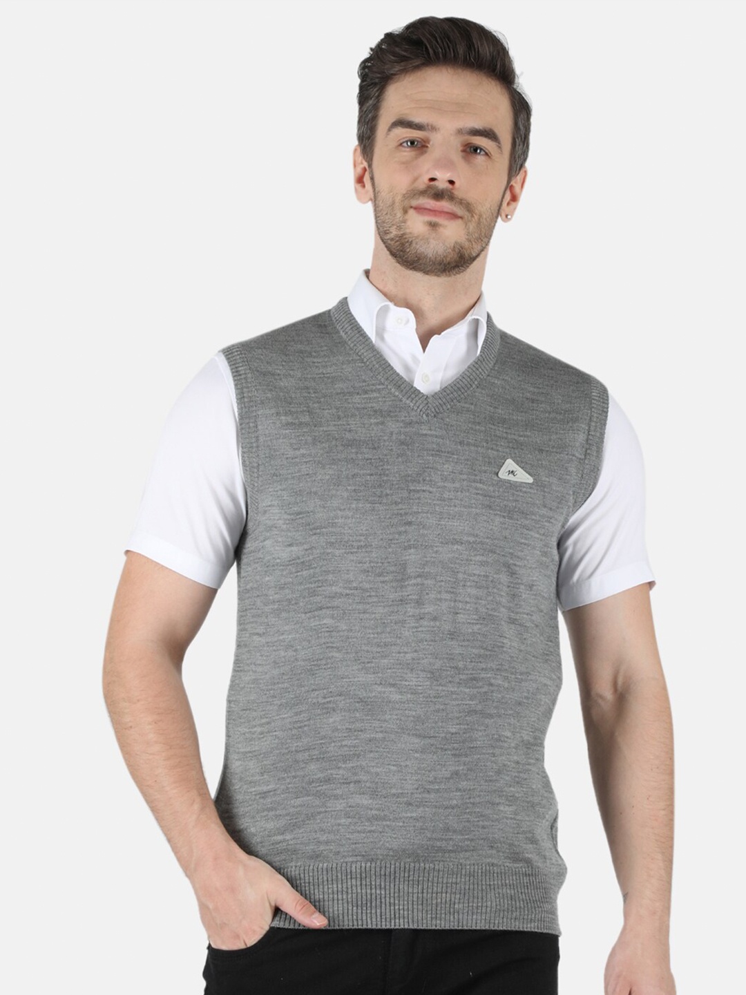 

Monte Carlo Men Grey Sweater Vest